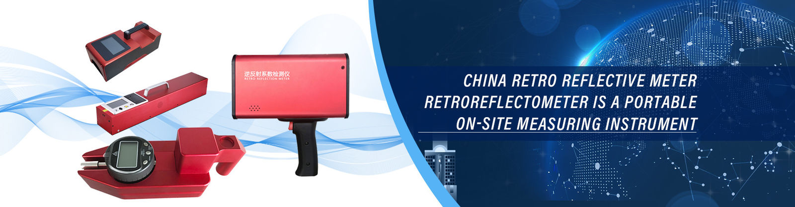 Marcatura Retroreflectometer della pavimentazione